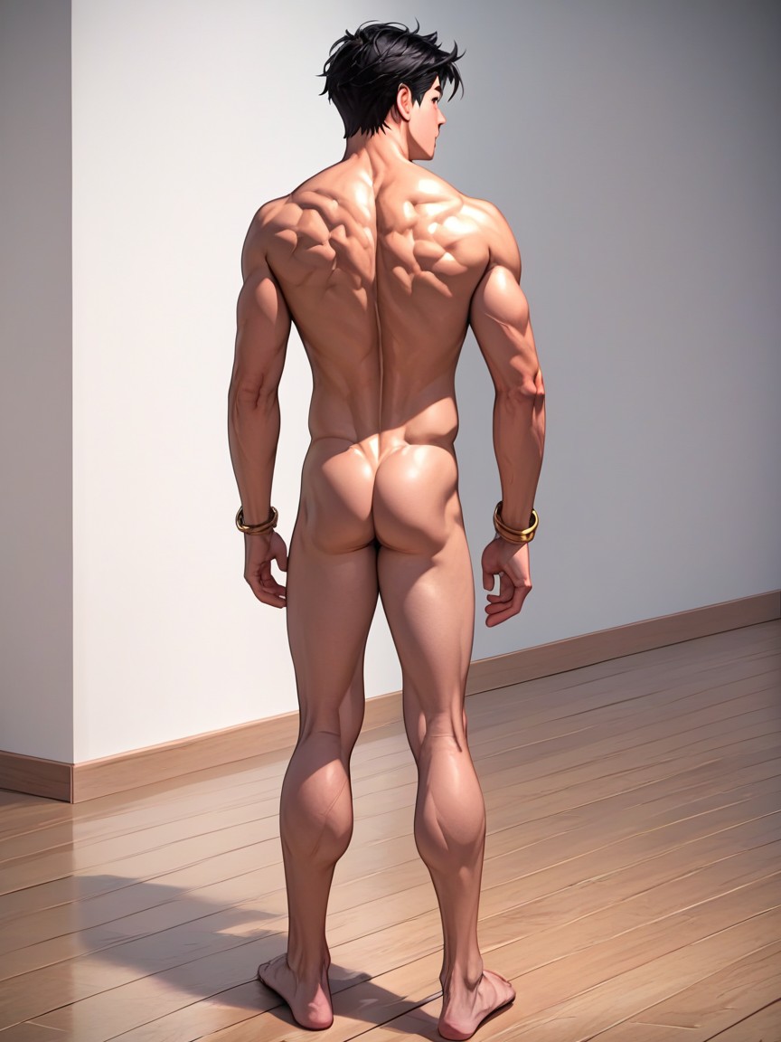 Testicles, Hyper-realism, Real Face AI Gay Porn