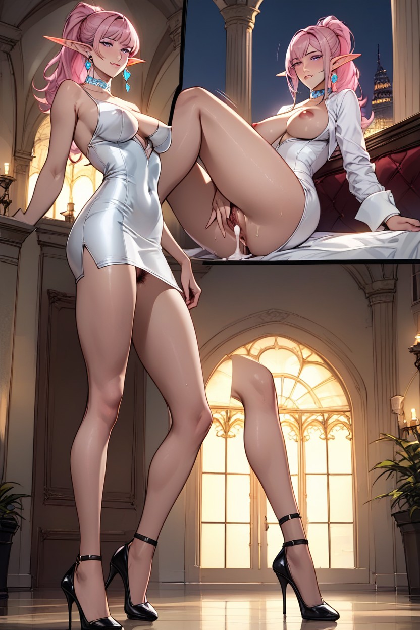 Looking Up, Multiple Views, Biting Lip Hentai AI Porn