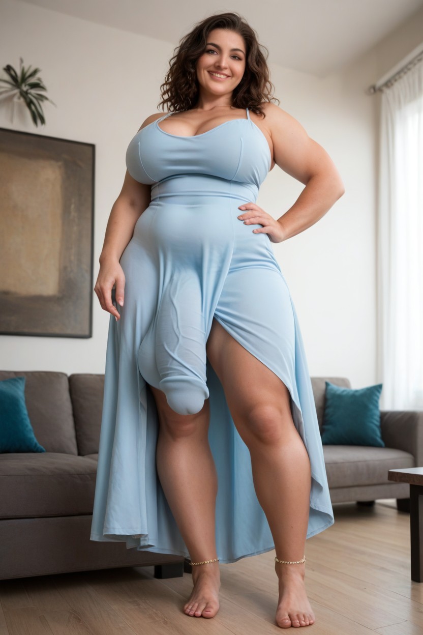 Thick, 18, 1 Person Shemale AI Porn
