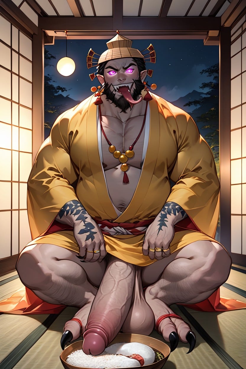 Sitting Down, Sharp Claws And Fangs, Specular AI Gay Porn