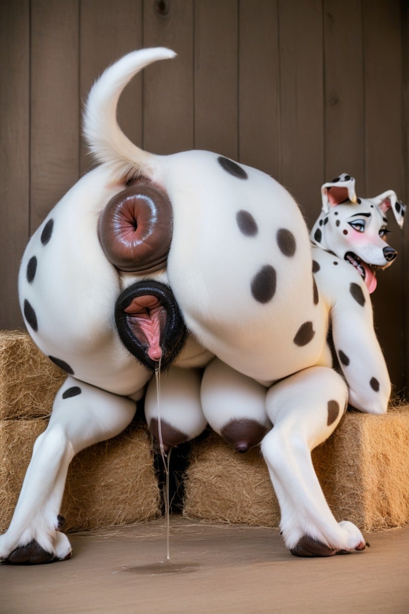 Real Life, Feet, Massive Plump Canine Asshole Furry AI Porn