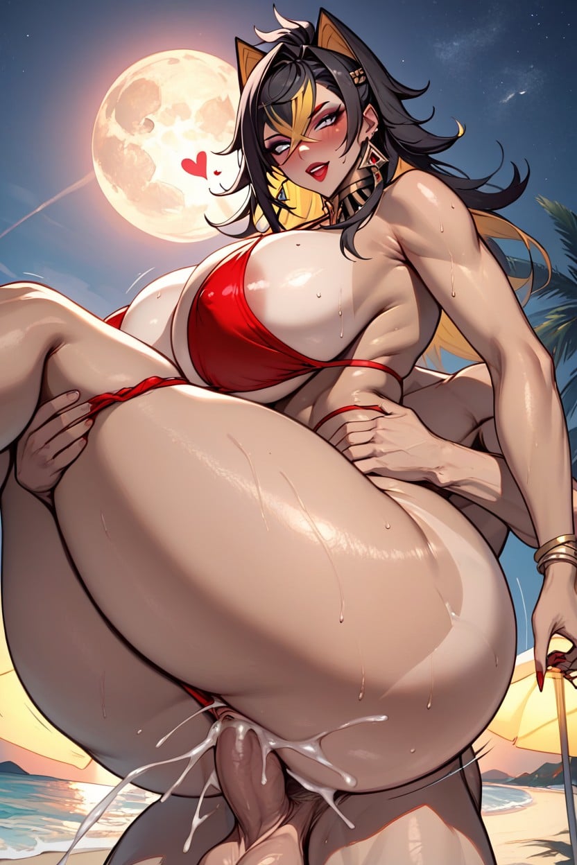 Nsfw, Night, Expansión De Senos Hentai IA