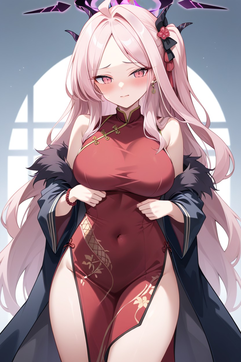 Hina From Blue Archive, 작은 엉덩이, 작은 가슴 퍼리 AI 포르노