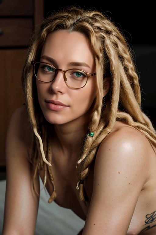 Dreadlocks, Medium Hair, KneelingPorno IA