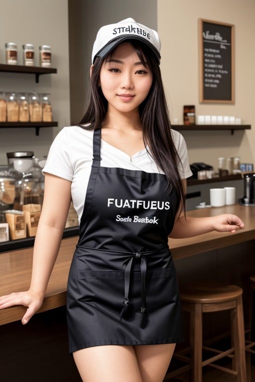 Barista, Japonés, DieciochoPorno AI