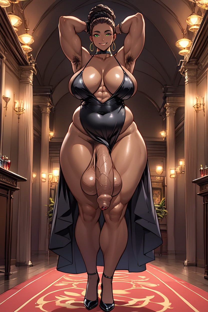 20s, Full Body, Massive Breast Shemale AI Porn