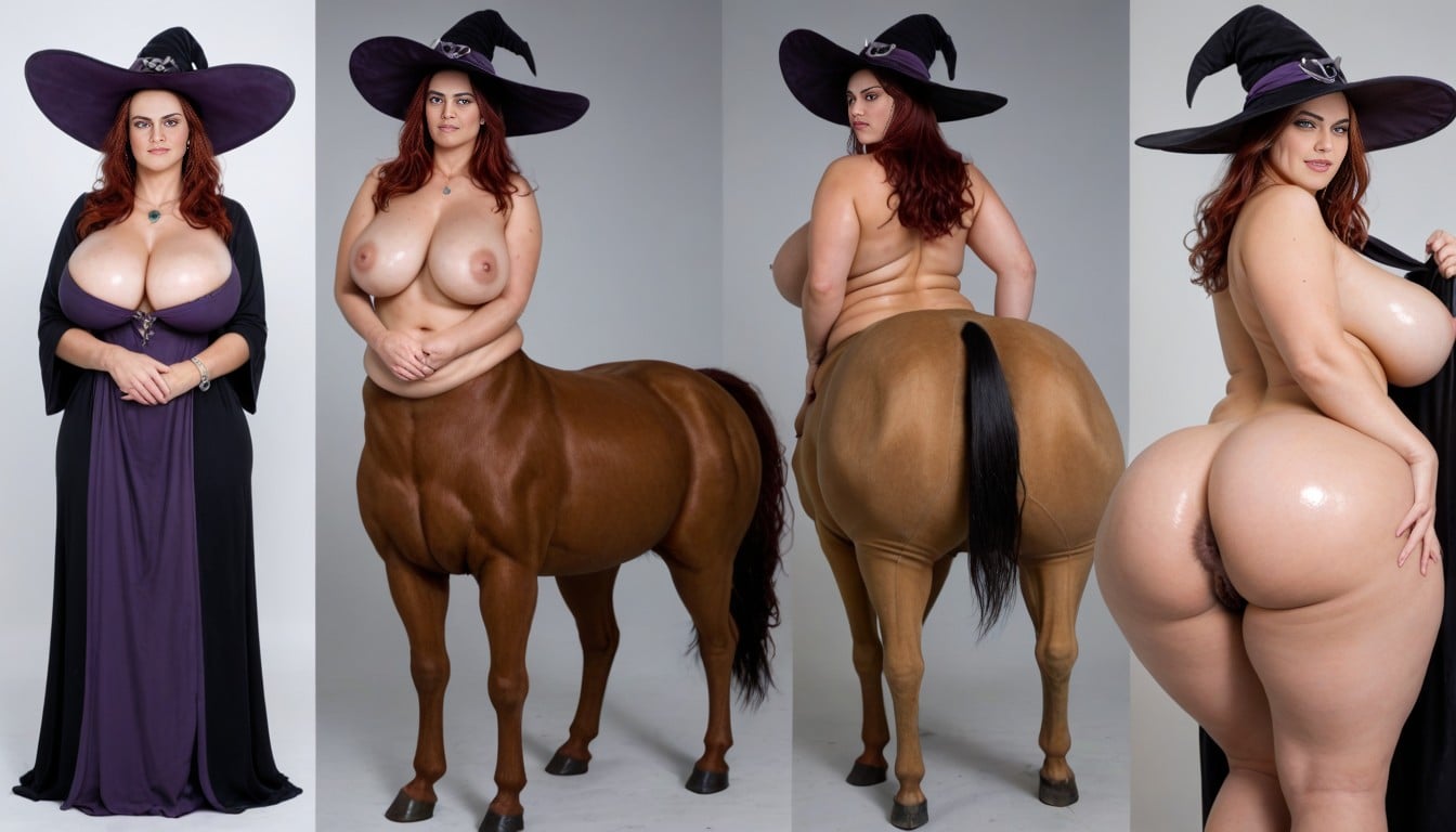 Armpit Hair, Furious Witch, Green Skin AI Porn