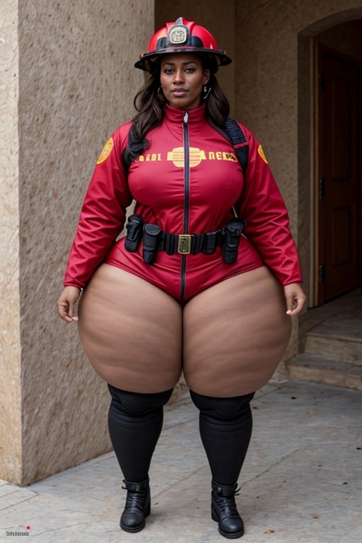 Firefighter, Ssbbw, 30+ AI Porn