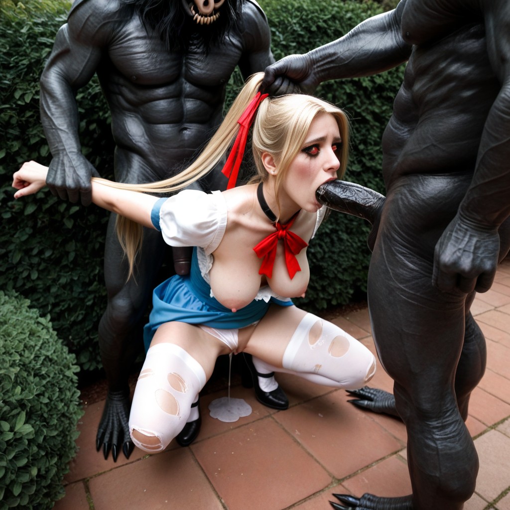 Sad, Saggy Tits, Hair Pulling AI Porn