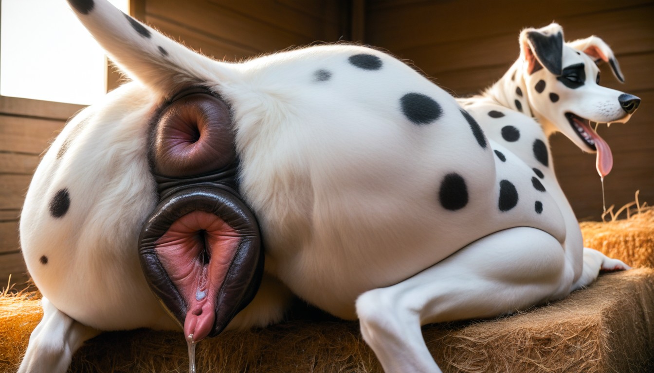 Realistic, Dark-brown Anus, Hyper Realistic Furry AI Porn