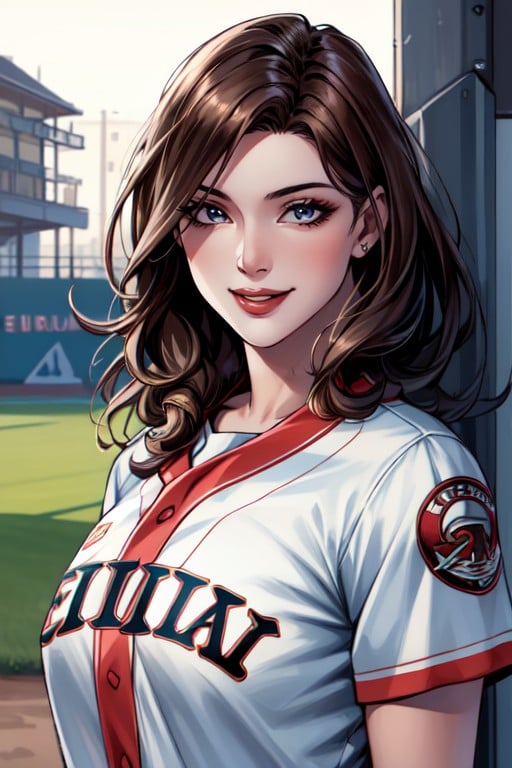 Bande Dessinée, Uniforme De Baseball, Tir À La TaillePorno IA