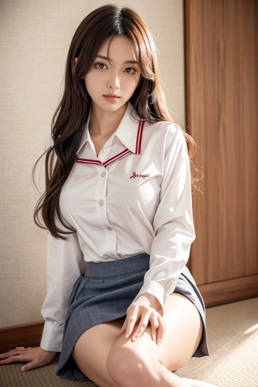 Japanese, School Uniform, 18 AI Porn