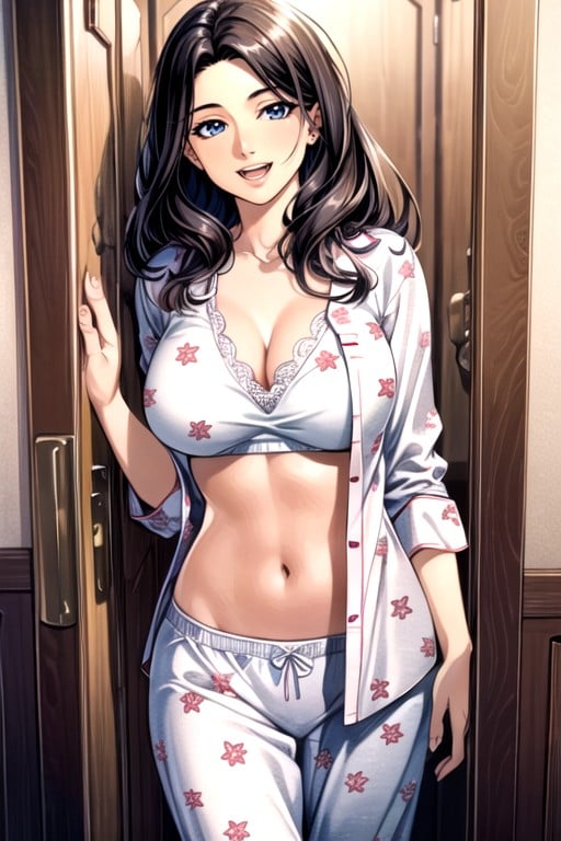 American, Navel Exposed, Cute AI Porn