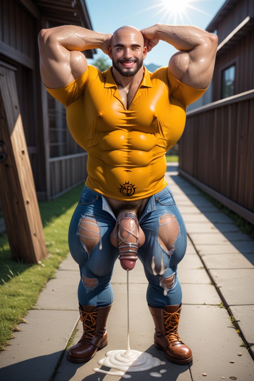 Looking At Viewer, Cock Chastisty Cage, Harem AI Gay Porn