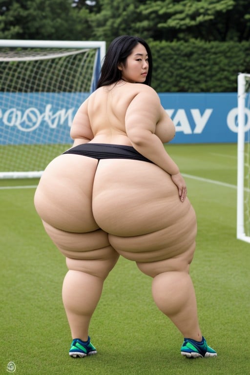 Ssbbw, Football (soccer) Player, Extremely Large Ass AI Porn