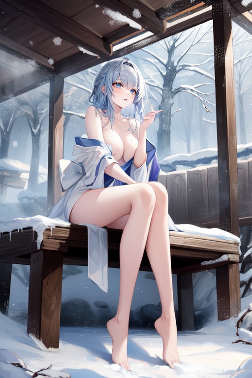Small Breast, Backlit, 18 Hentai AI Porn