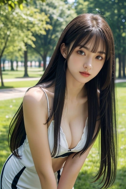 Bangs, 18, 공원AI 포르노