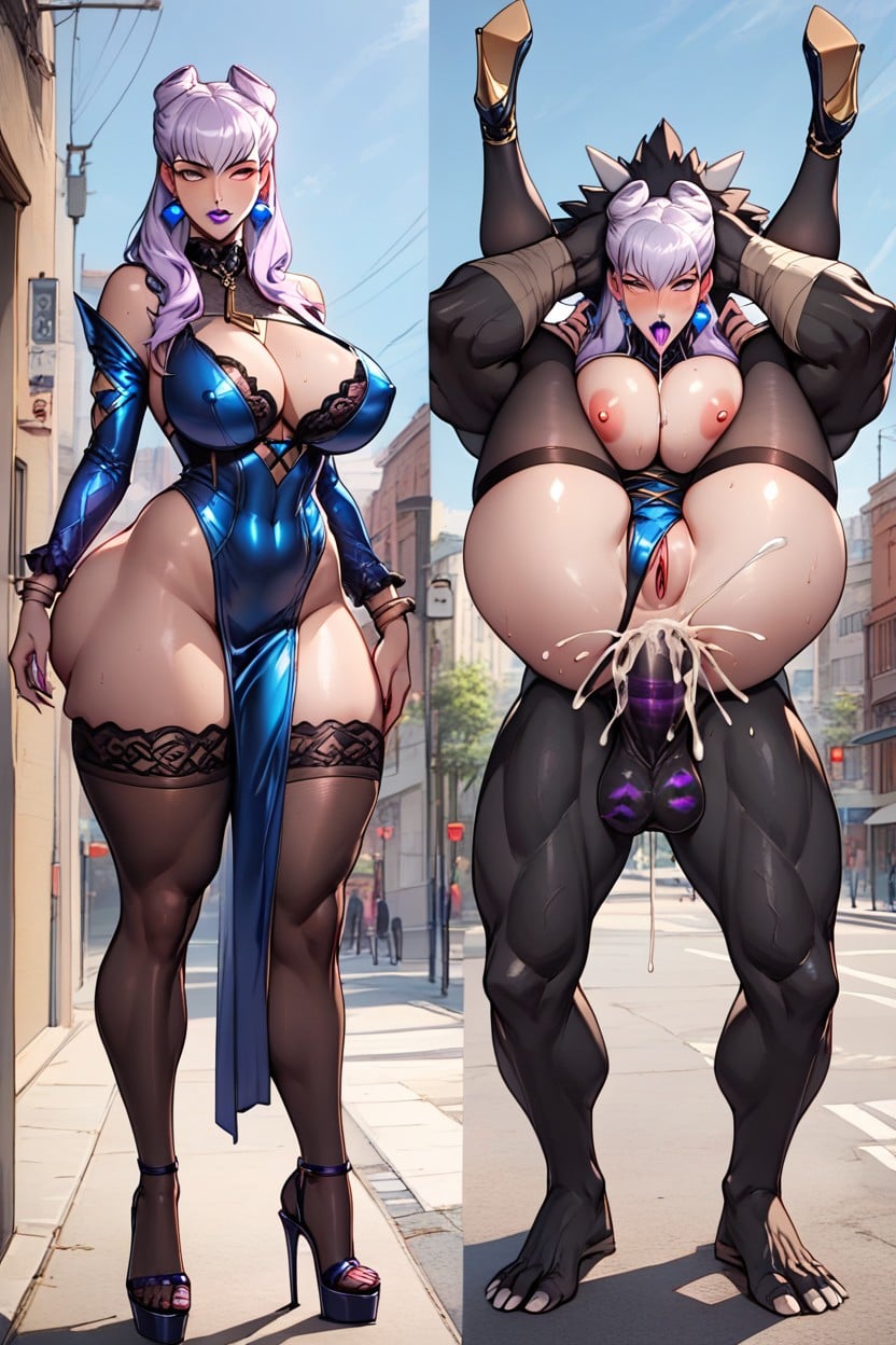 Vacuum Suck, Submissive Female, Anal Cum Explosion Hentai AI Porn