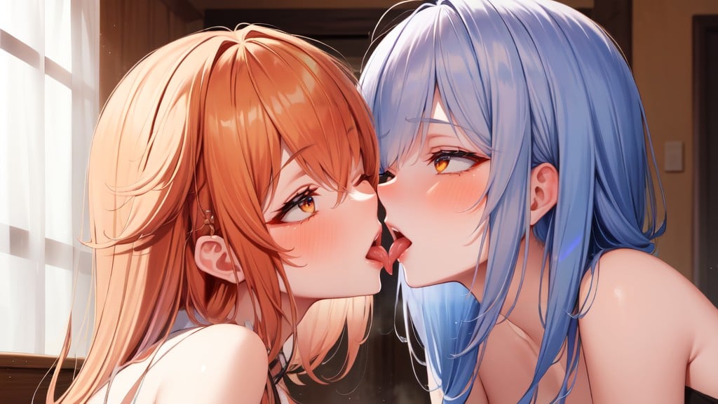 Besar (lesbianas), Ahegao, Pelo PelirrojoPorno AI