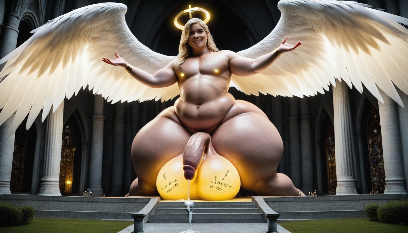 Full Body, Angel Wings, Magic Balls AI Gay Porn