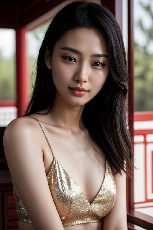 Skinny, Chinese, 18 AI Porn