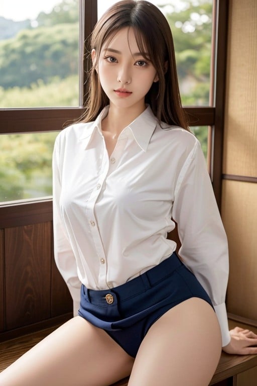 Japanese, School Uniform, 18 AI Porn