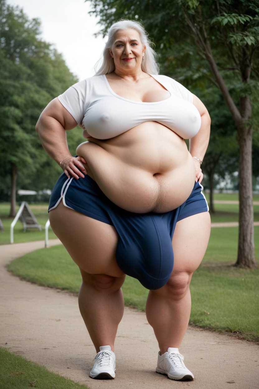 Fat, Long Length, Obese Shemale AI Porn