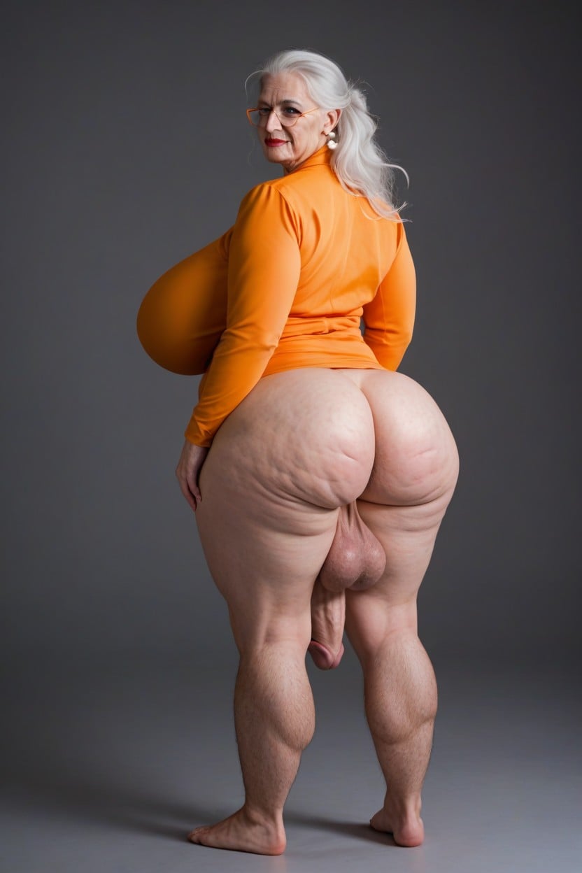 Thick Thight, 60+, Wind In Hair Shemale AI Porn