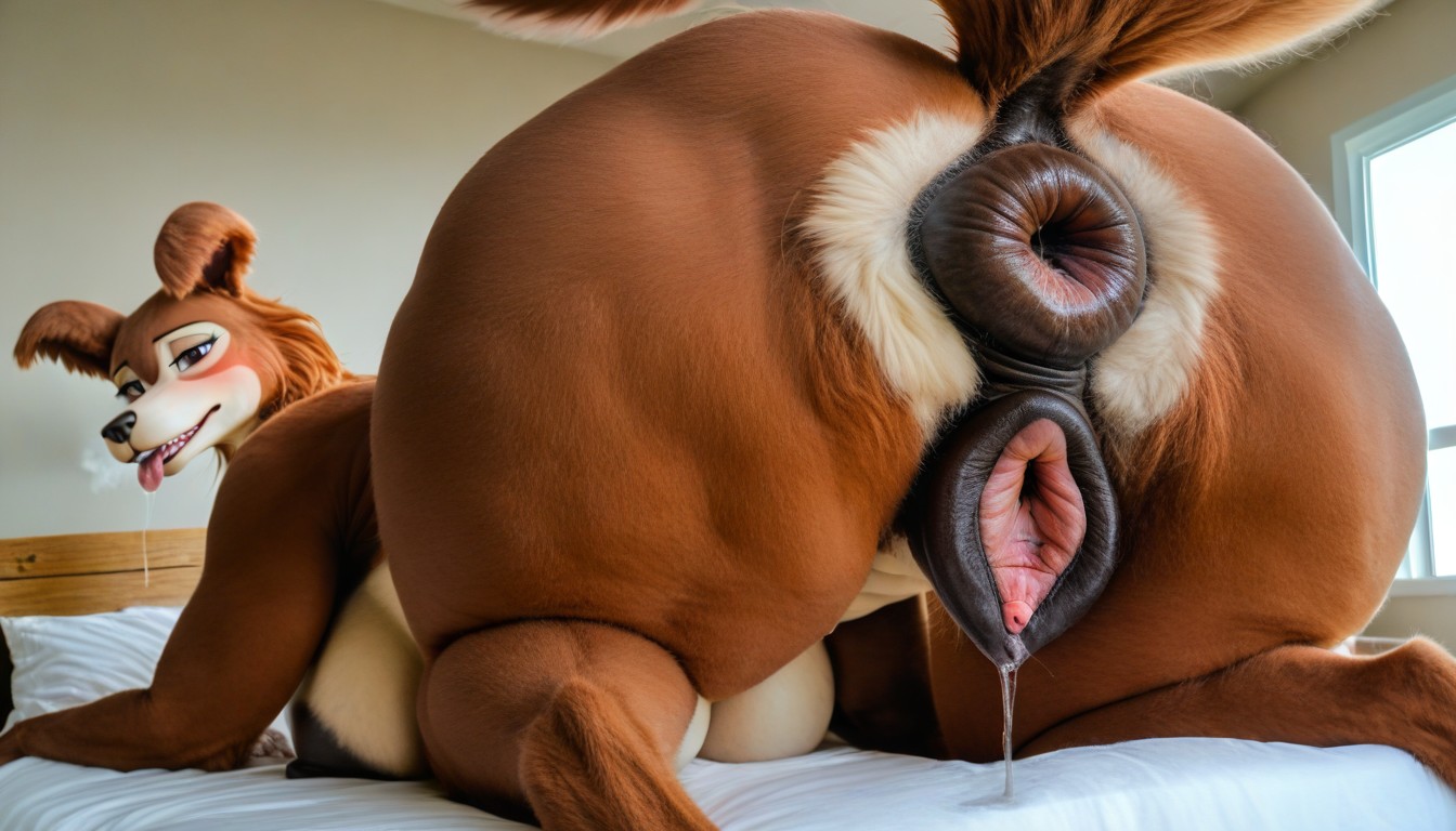 Pussy Juice, Fit, Real Life Furry AI Porn