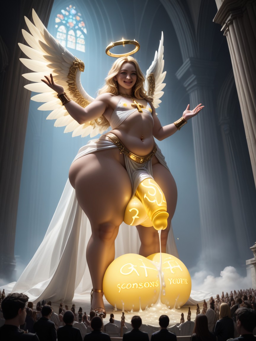 Glowing Cum, Glowing Body Writing, Tall AI Gay Porn