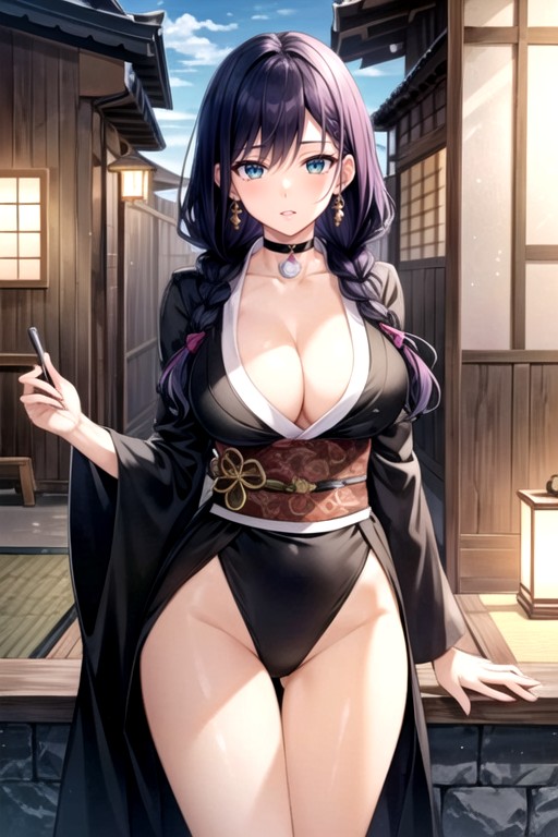 Thighs, Shiny Skin, Skin Tight Porno IA