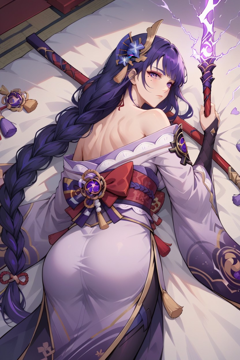 Long Hair, Kimono, Sash Hentai AI Porn