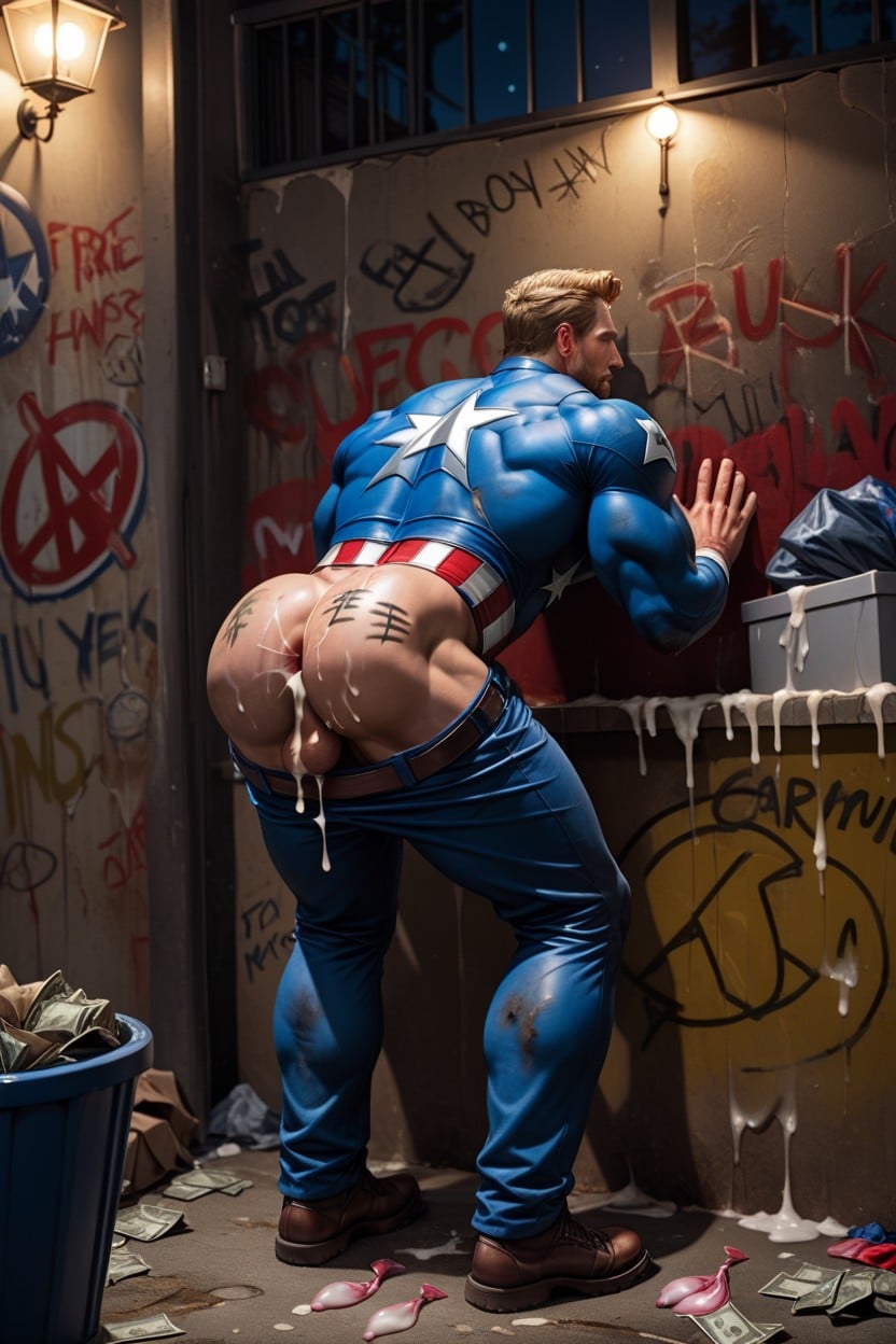 Moon, Cum Everywhere, Graffiti AI Gay Porn