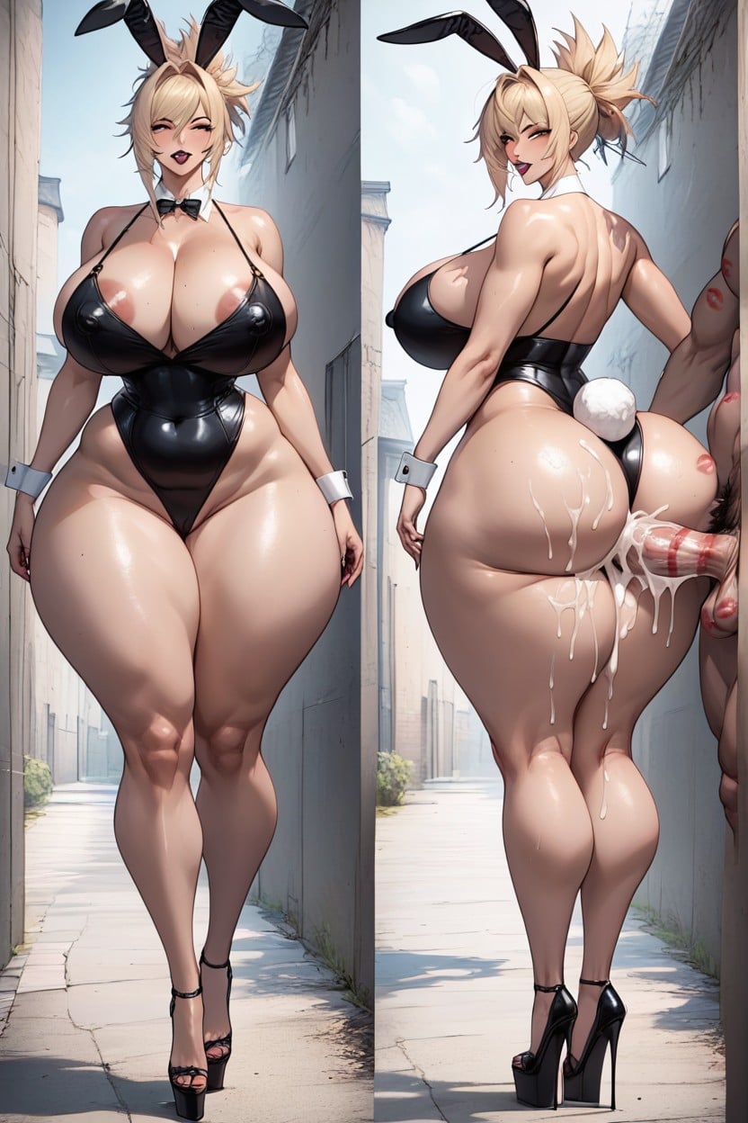 Extremadamente Pesado En La Parte Inferior, Múltiples Vistas, Pechos Grandes Hentai IA