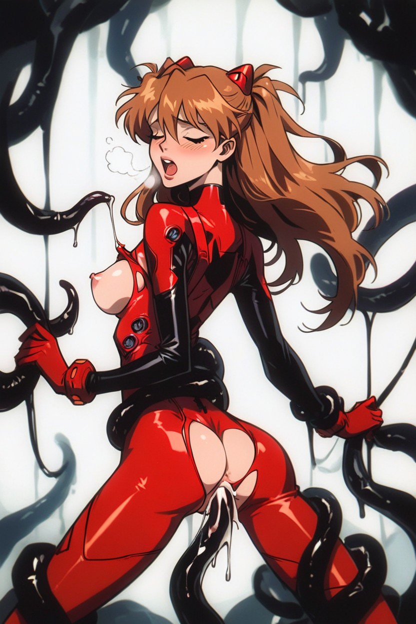 Interface Headset, Lifted In The Air, Open Mouth Hentai AI Porn