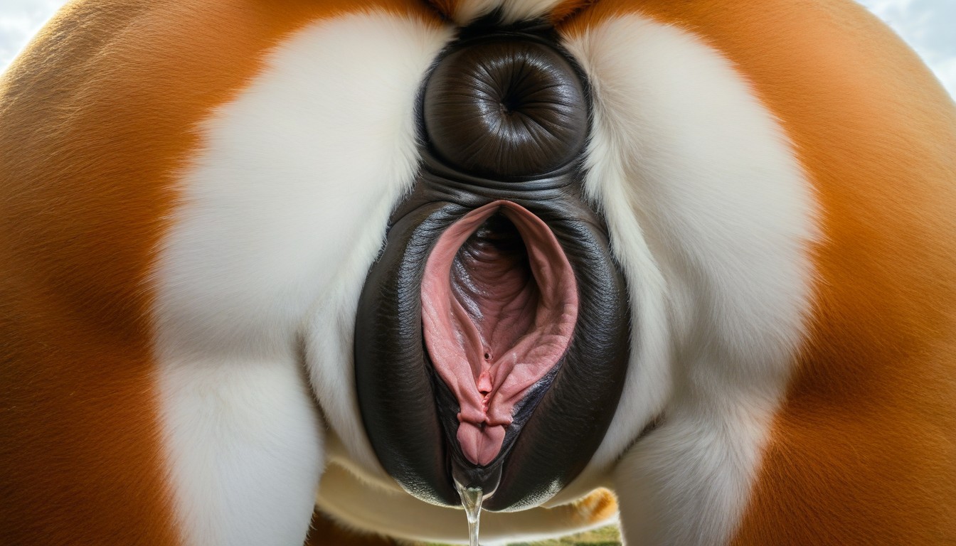 Plano Mediot, Real Photo, De Pie Furry IA