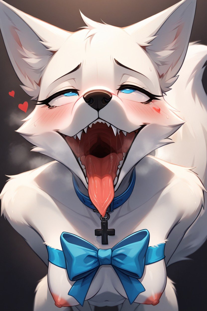 Arctic Fox, Mawshot, Tongue Out AI Gay Porn