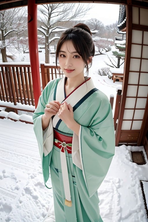 Cute, Touching Face, Straight AI Porn