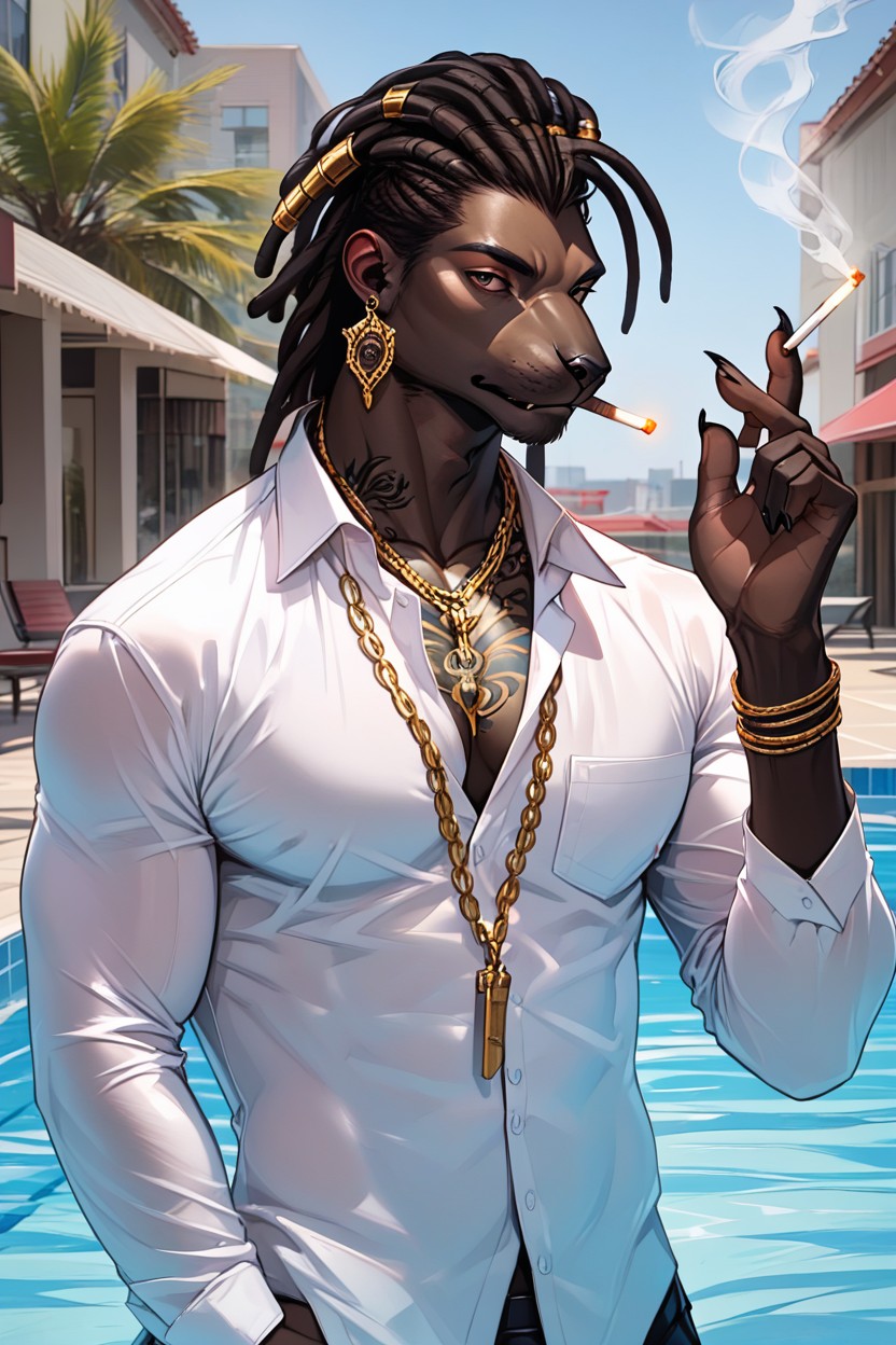 Gold Chain, Iann Dior, Building Furry AI Porn