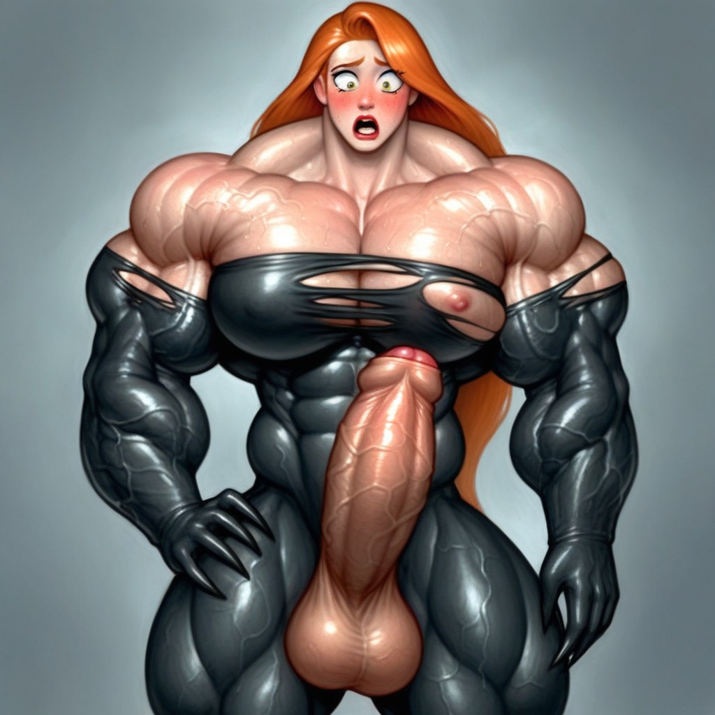 Venom Slime !!!, Rapunzel Style, Shocked Impression Shemale AI Porn