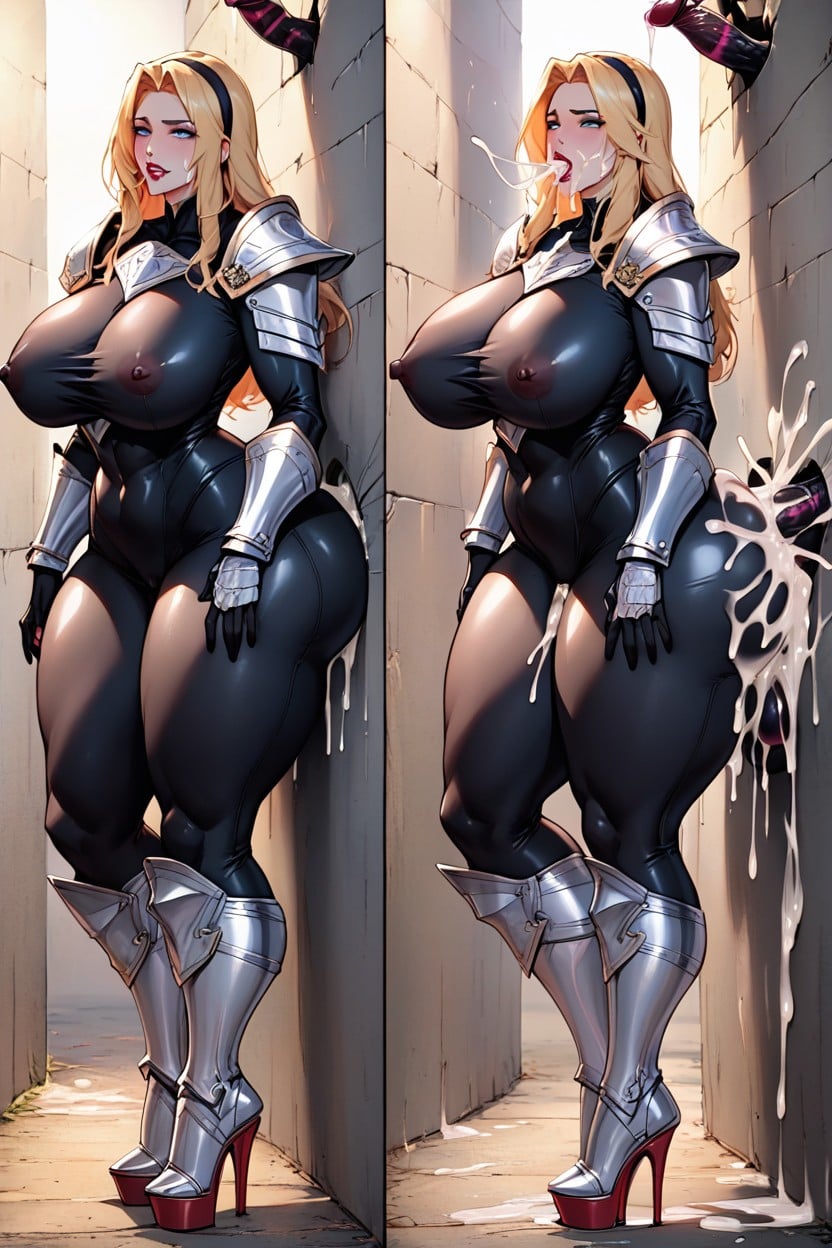 Massive Hilichurls, Extremely Large Ass, Lipstick Mark On Penis Hentai AI Porn
