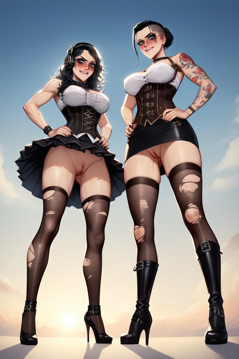 Tierna, Nsfw, Árabe Porno IA