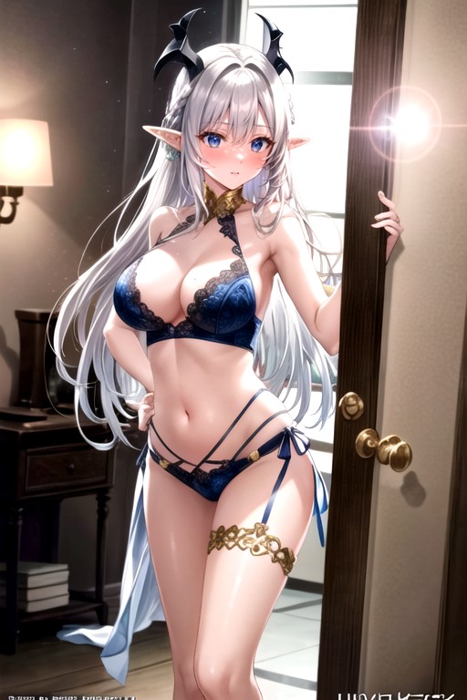 Crimson Red, Alluring Purpose Complement And Not Be Visible Under The Dress, Navy Blue AI Porn