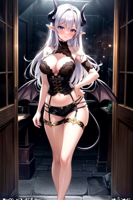 Ultra Detailed, Transparent Material Covering The Entire Belly Materials Transparent Lace, Elegant And Seductive AI Porn