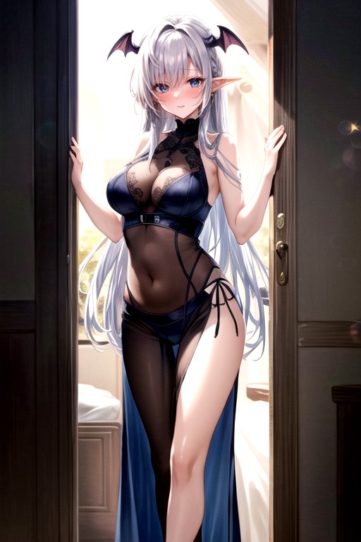 Ultra Detailed, Standing, Embarrassed AI Porn