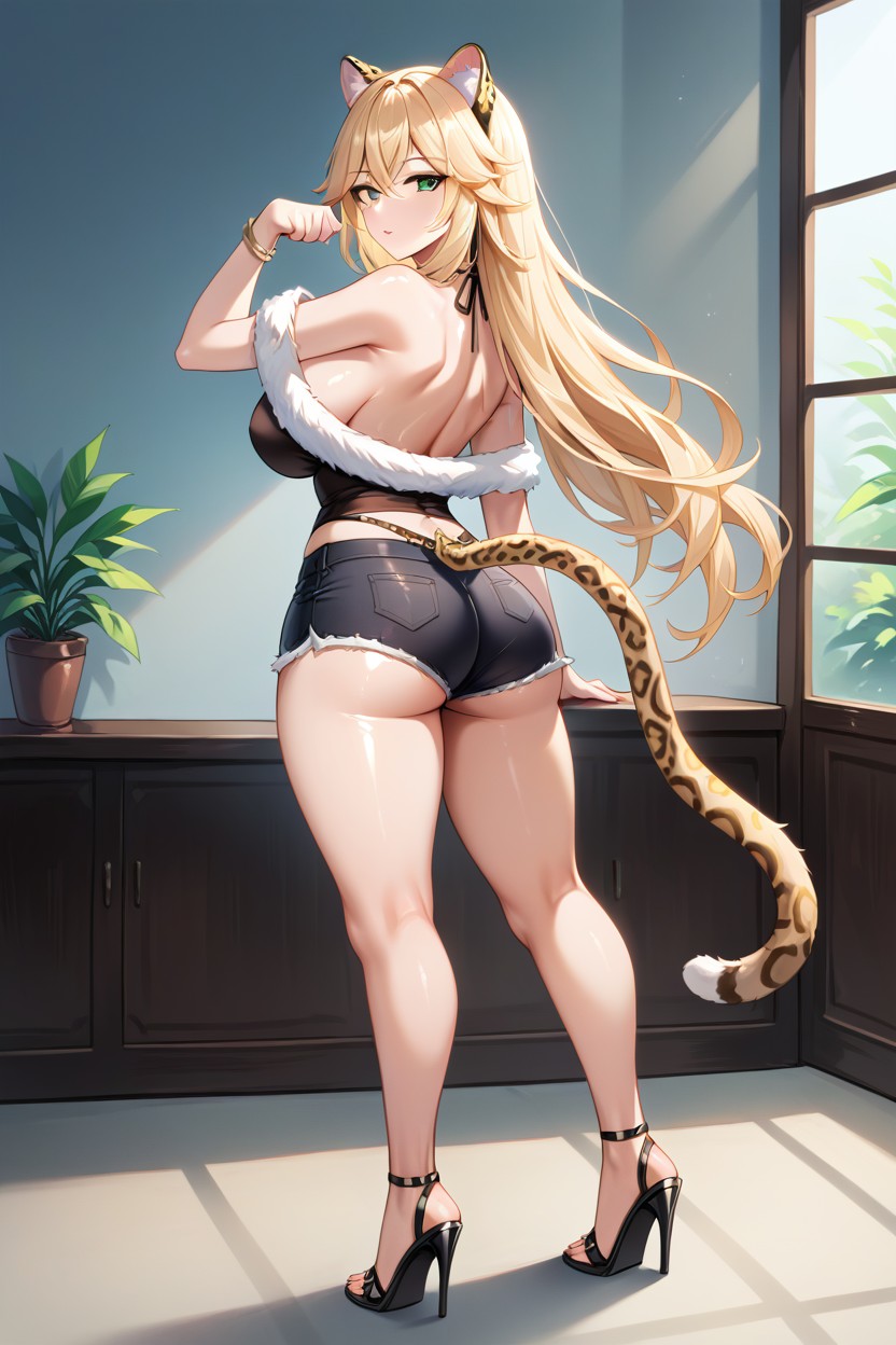Standing, Oiled Skin, 20s Hentai AI Porn