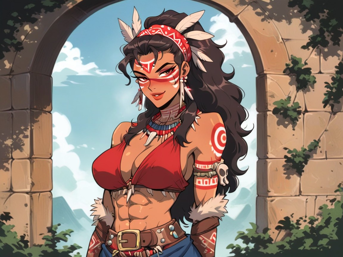 Fit, Small Breast, Arms Behind Back Hentai AI Porn