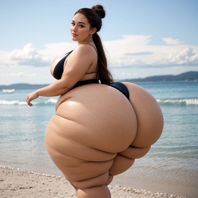 30+, Extremely Large Ass, Bodysuit AI Porn