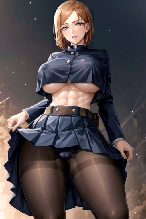 Kugisaki Nobara (jujutsu Kaisen), Raining, Fit Hentai AI Porn