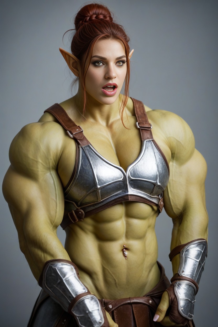 Goblin, Muscular, Armor AI Porn